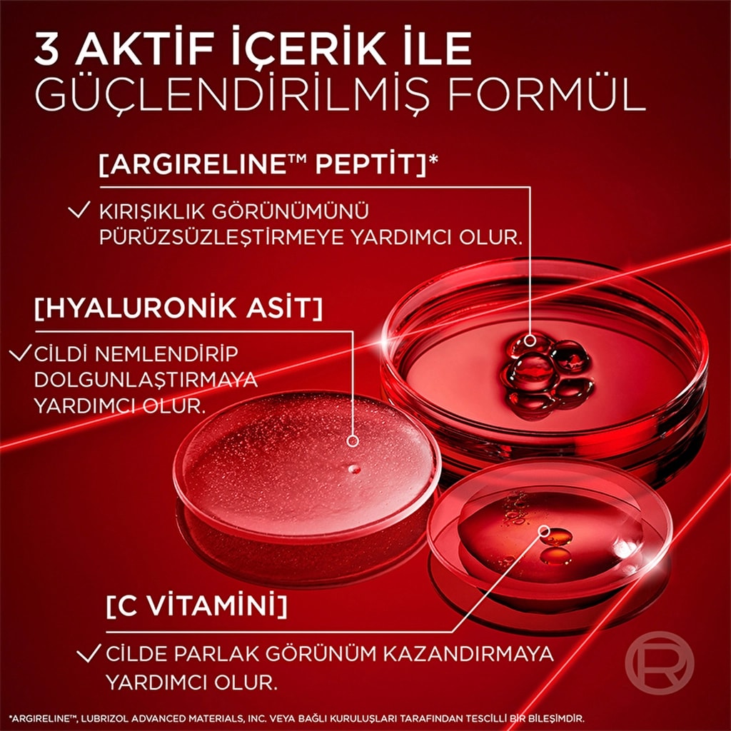 Loreal Paris Revitalift Lazer Yaşlanma Belirtileri Karşıtı Üçlü Peptit Bakım Serumu 30 ml