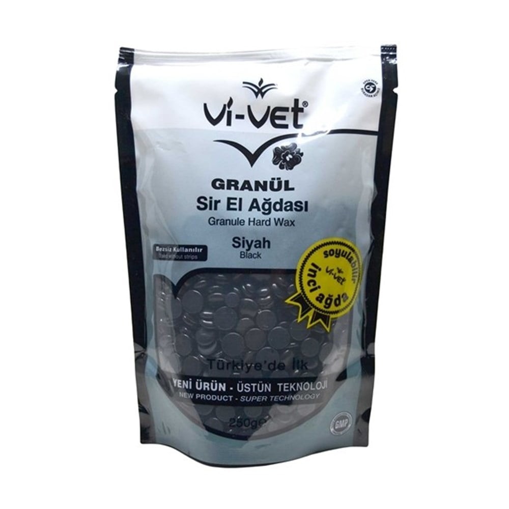 Vivet Granül Sir El Ağdası - Hard Wax Siyah 250 gr