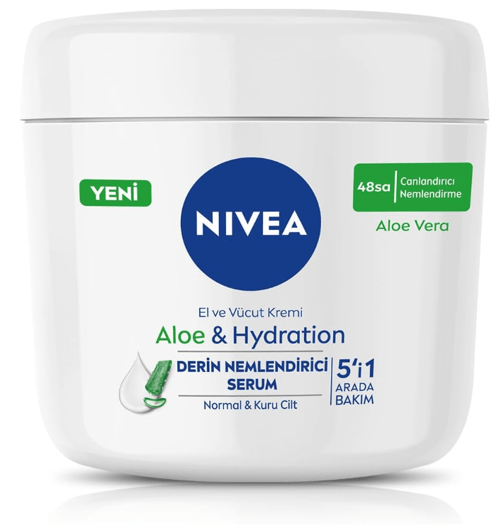 Nivea El ve Vücut Kremi Aloevera &amp; Hydration Derin Nemlendirici Serum 40 ml