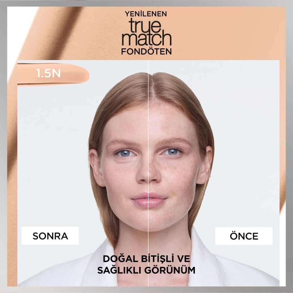 Loreal Paris Fondöten - True Match Foundation 1.5N Linen