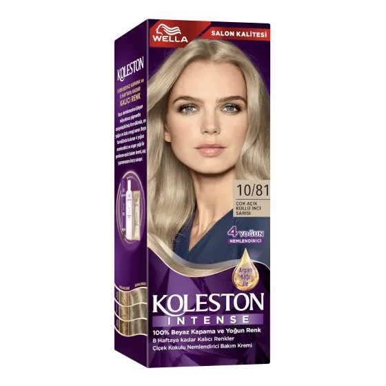 Wella Koleston Intense Saç Boyası 10/81 Çok Açık Küllü İnci Sarısı
