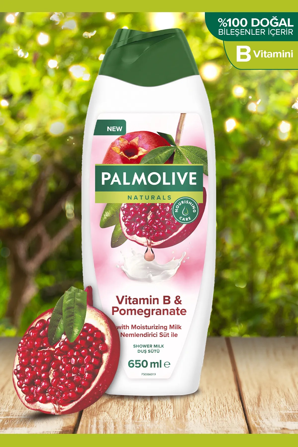 Palmolive Naturals Nemlendirici Süt Duş Jeli B Vitamini Ve Nar 650 ml Duş Jeli