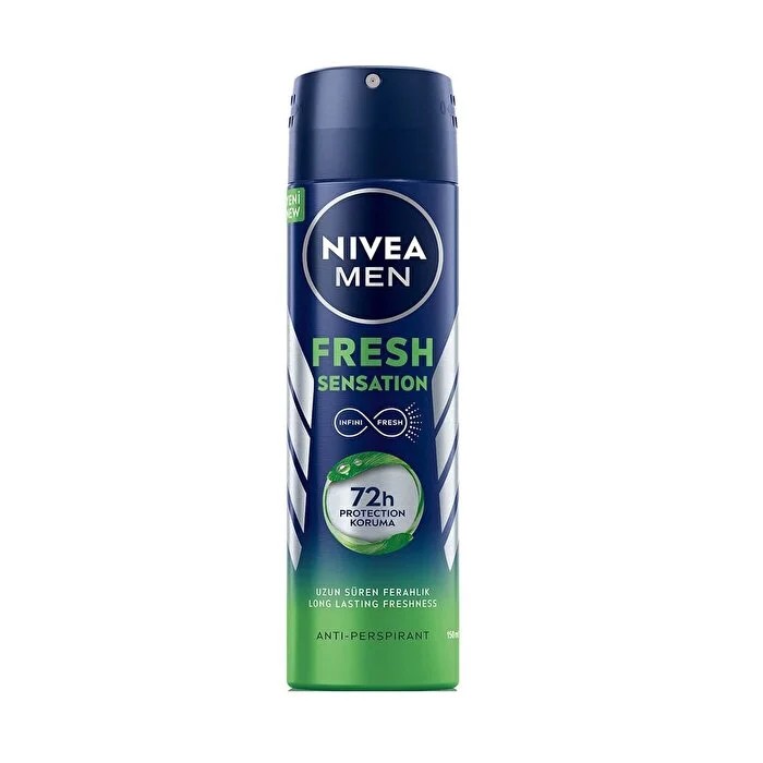 Nivea Men Fresh Sensation Erkek Sprey Deodorant 150 ml
