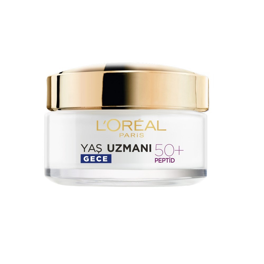 Loreal Paris Yaş Uzmanı 50+ Kırışıklık Karşıtı Yenileyici Gece Kremi 50 ml