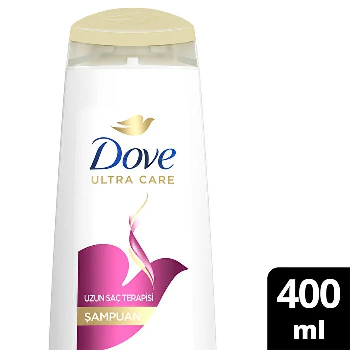 Dove Ultra Care Saç Bakım Şampuanı Uzun Saç Terapisi, Uzun Yıpranmış Saçlar İçin 400 ml