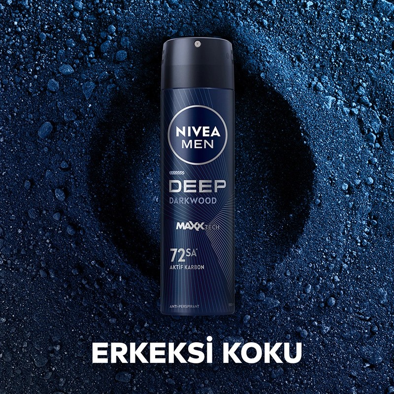 Nivea Men Erkek Sprey Deodorant Deep Dimension 150 ml