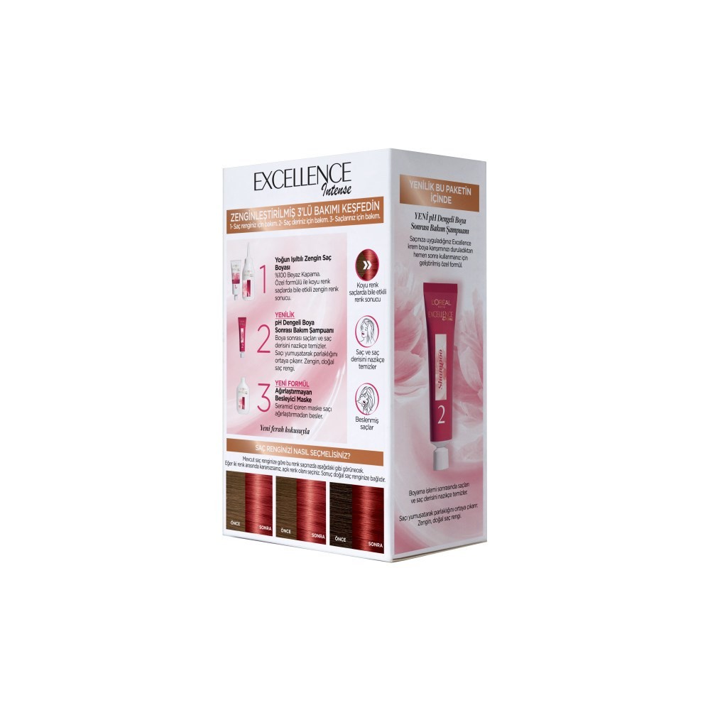 Loreal Paris Saç Boyası Excellence Intense 6.66 Yoğun Kızıl