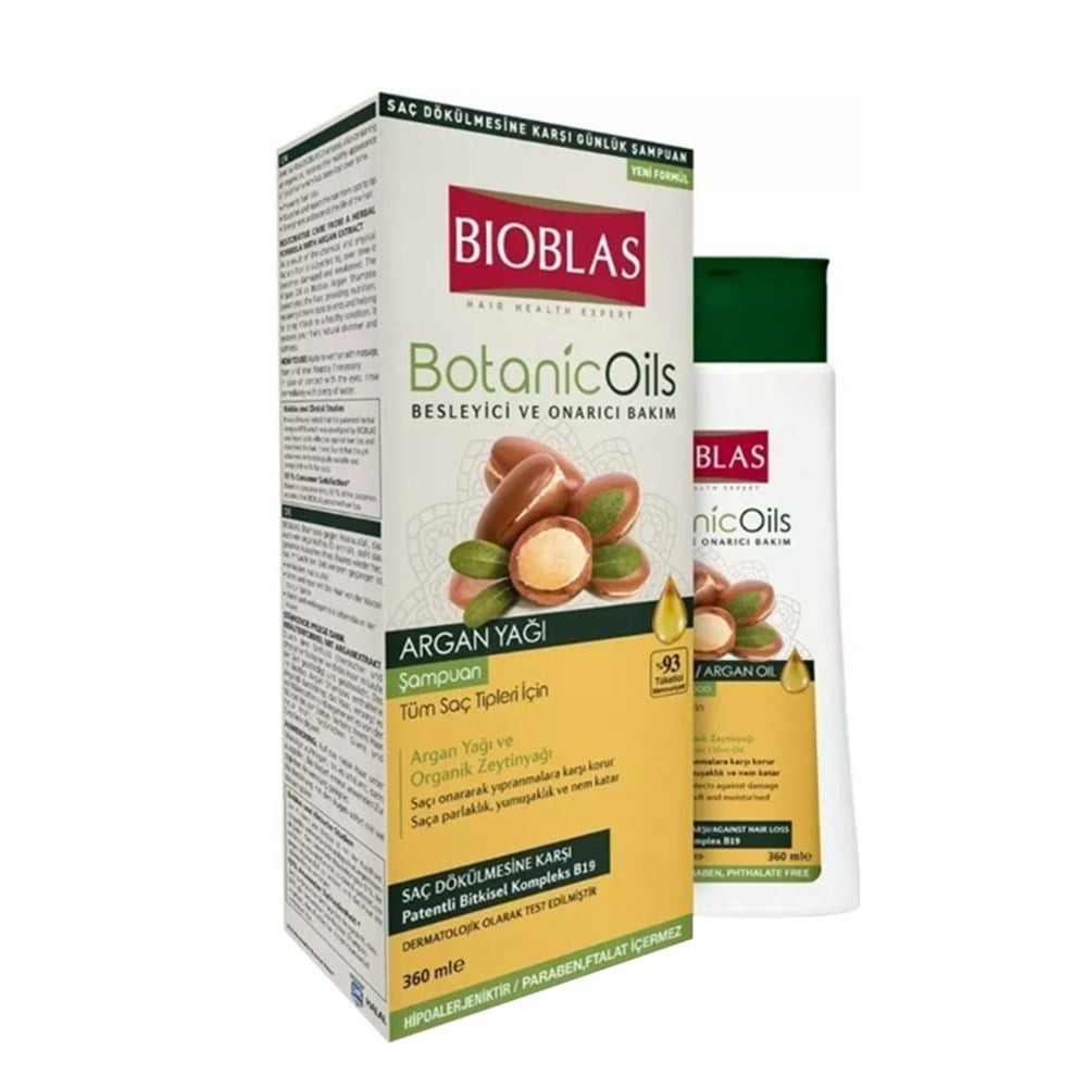 Bioblas Şampuan - Botanic Oils Argan Yağı Özlü Tüm Saç Tipleri için 360 ml