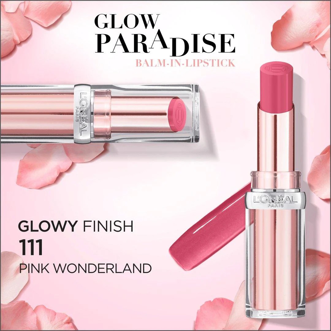 Loreal Paris Glow Paradise Balm in Lipstick Işıltı Veren Ruj 111 Pink Wonderland