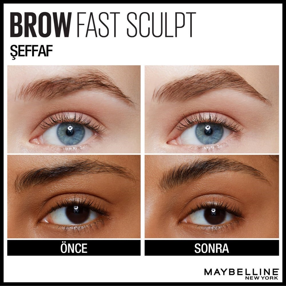 Maybeline Kaş Maskarası Brow Fast Sculpt 10 Clear