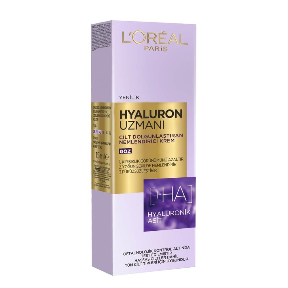 Loreal Paris Hyaluron Uzmanı Nemlendirici Göz Kremi 15 ml