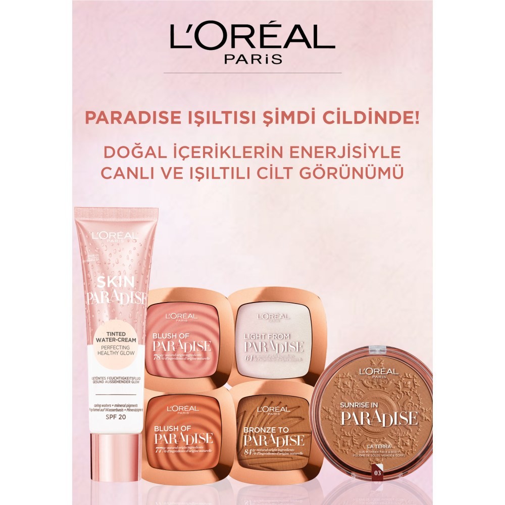 Loreal Paris Bronze to Paradise Mat Bronzlaştırıcı Pudra 03 Back to Bronze