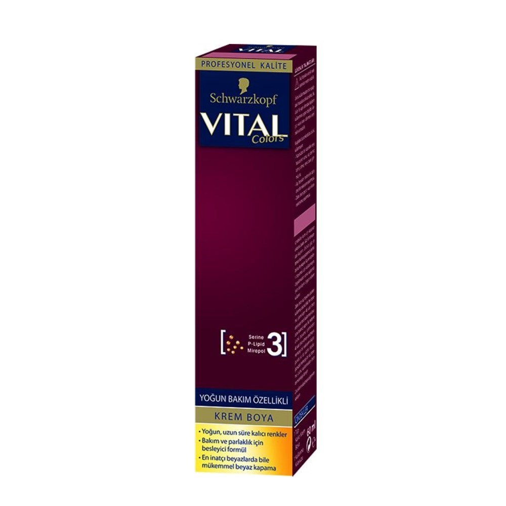 Vital Tüp Boya 6/00 Koyu Kumral