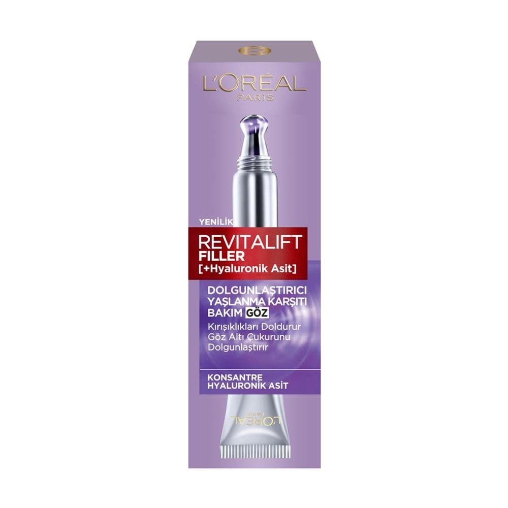 Loreal Paris Göz Kremi Revitalift Filler Yaşlanma Karşıtı Dolgunlaştırıcı Etki 15 ml