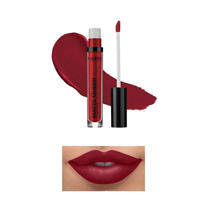 Note Matte Queen Lipstick Kalıcı Likit Ruj 15 Magestic Red