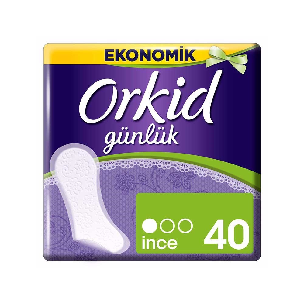 Orkid Yaprak Günlük Ped Normal Ekonomik Paket 40lı