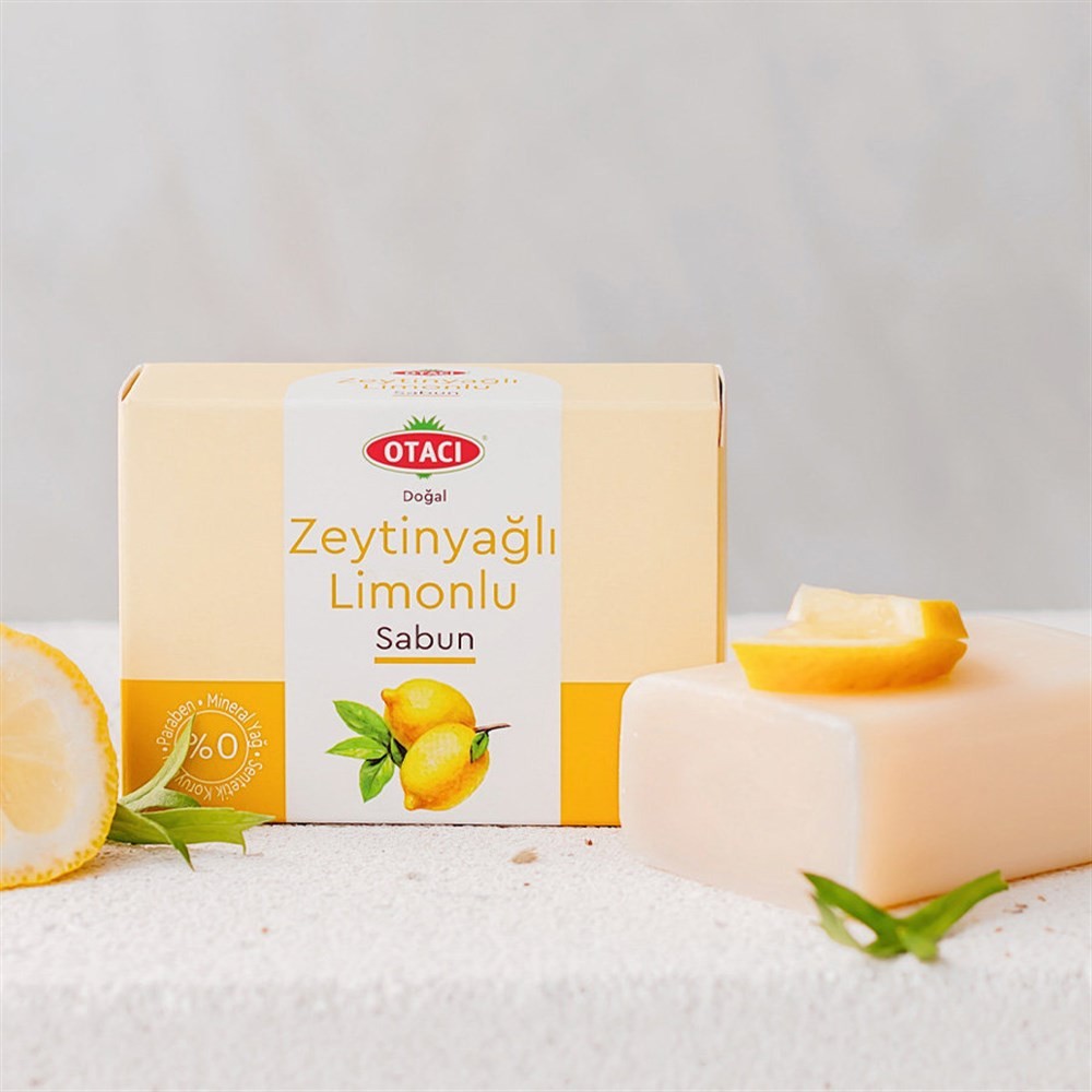 Otacı Doğal Sabun - Limonlu ve Zeytinyağı Özlü 100 gr