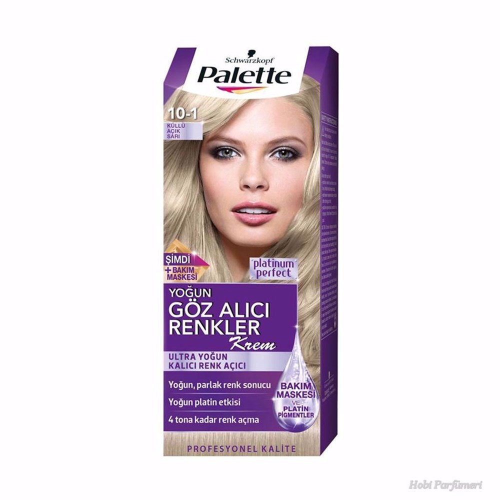 Palette Saç Boyası - Göz Alıcı Renkler 10.1 Küllü Açık Sarı