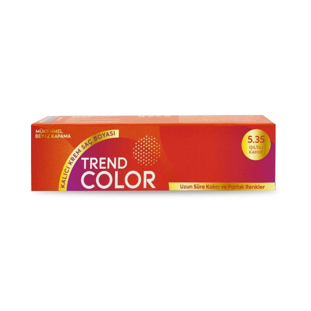 Trend Color Tüp Saç Boyası 5.35 Işıltılı Kahve 50 ml