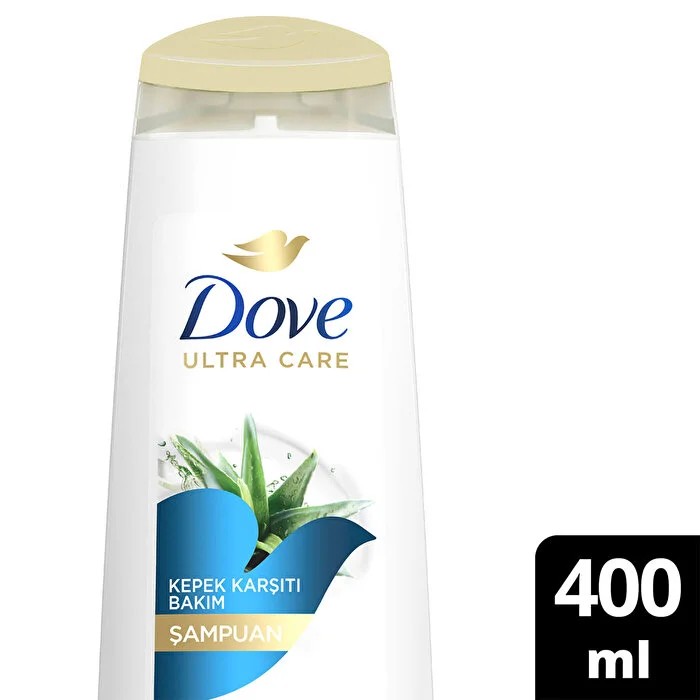 Dove Ultra Care Saç Bakım Şampuanı Kepek Karşıtı Bakım, Aloe Vera 400 ml