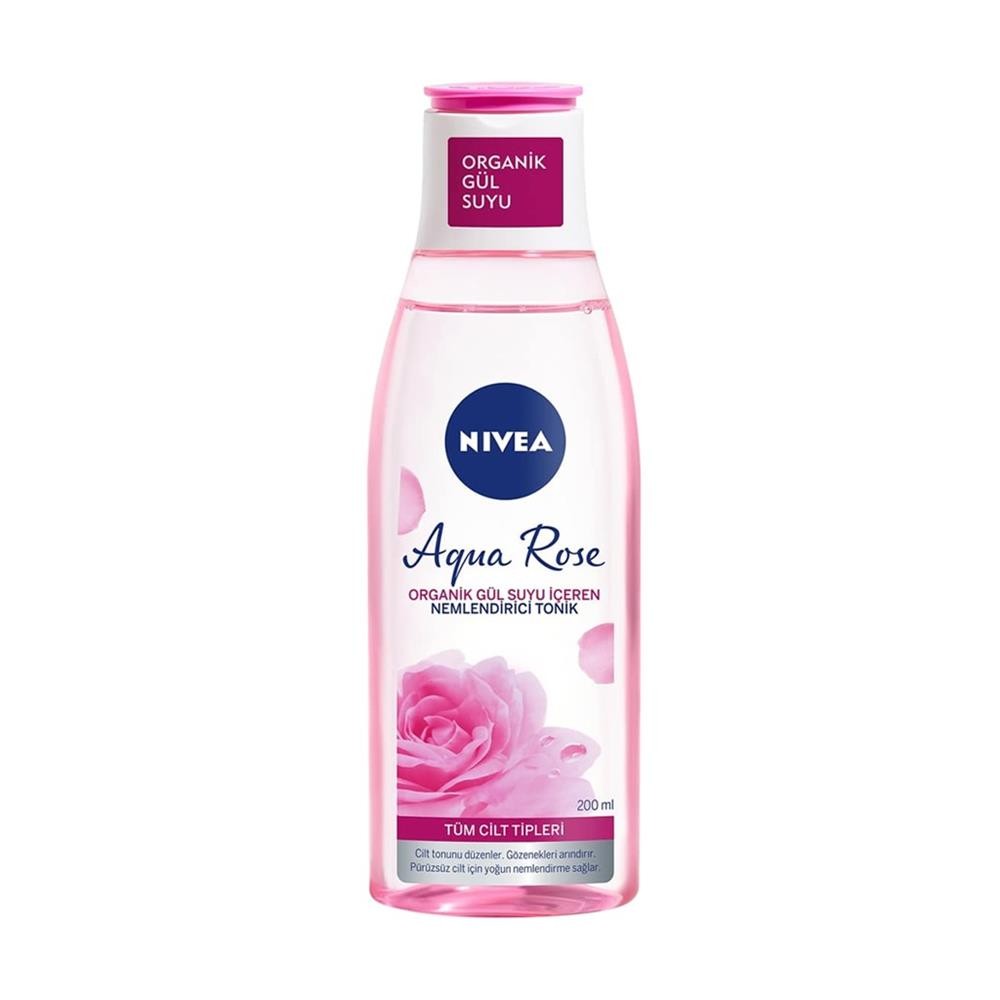 Nivea Aqua Rose Organik Gülsuyu İçeren Nemlendirici Tonik 200 ml