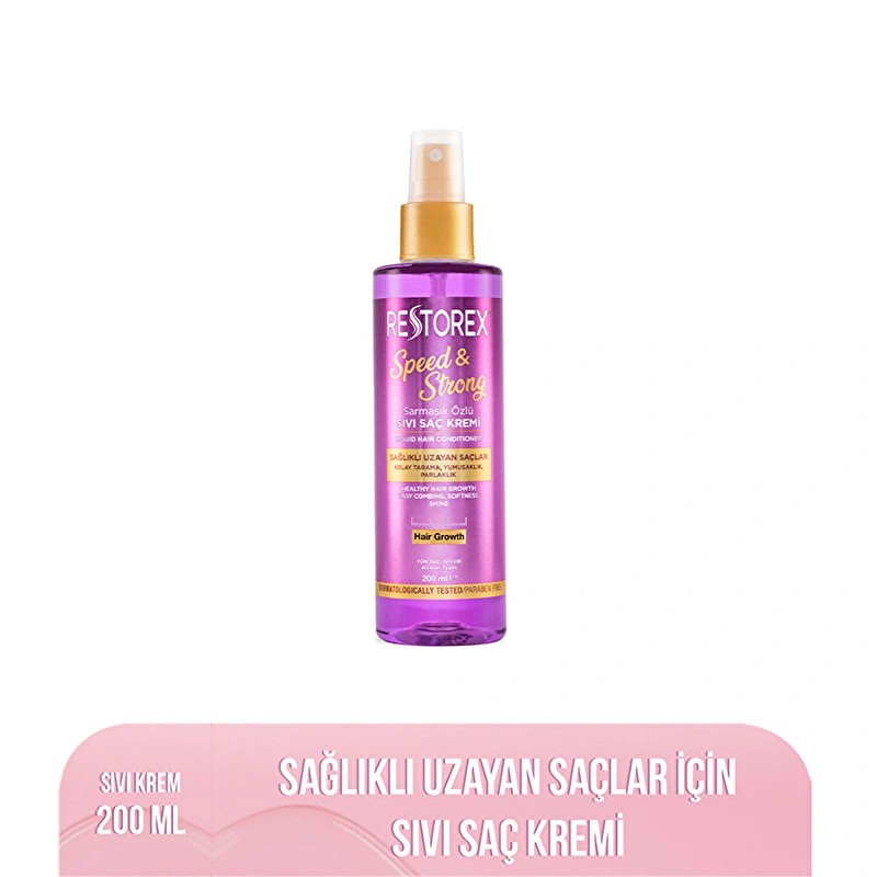 Restorex Sağlıklı Uzama Etkili Sıvı Saç Bakım Kremi 200 ml