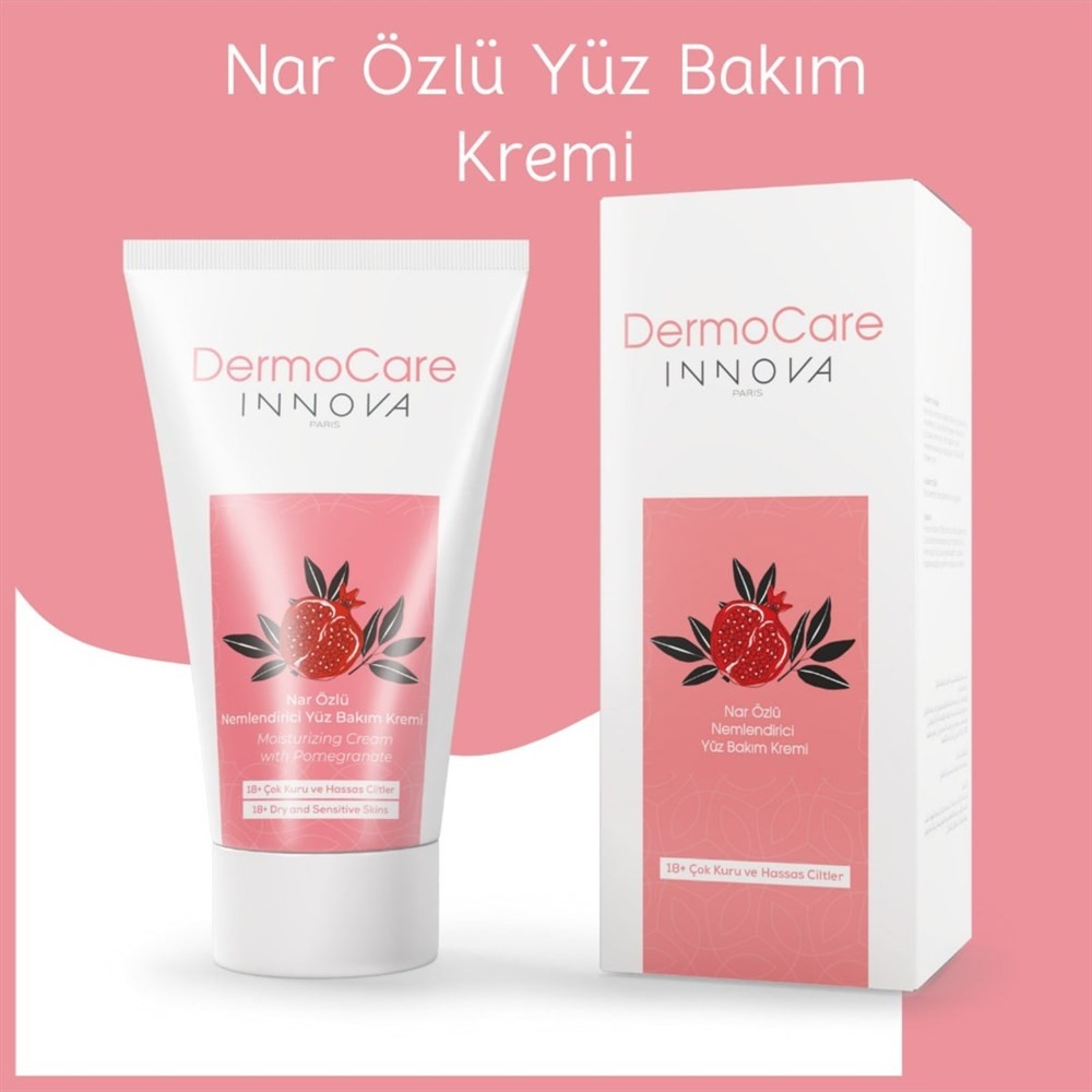 Dermocare Yüz Bakım Kremi - Nar Cream Aşırı Kuru Ciltler İçin 50 ml