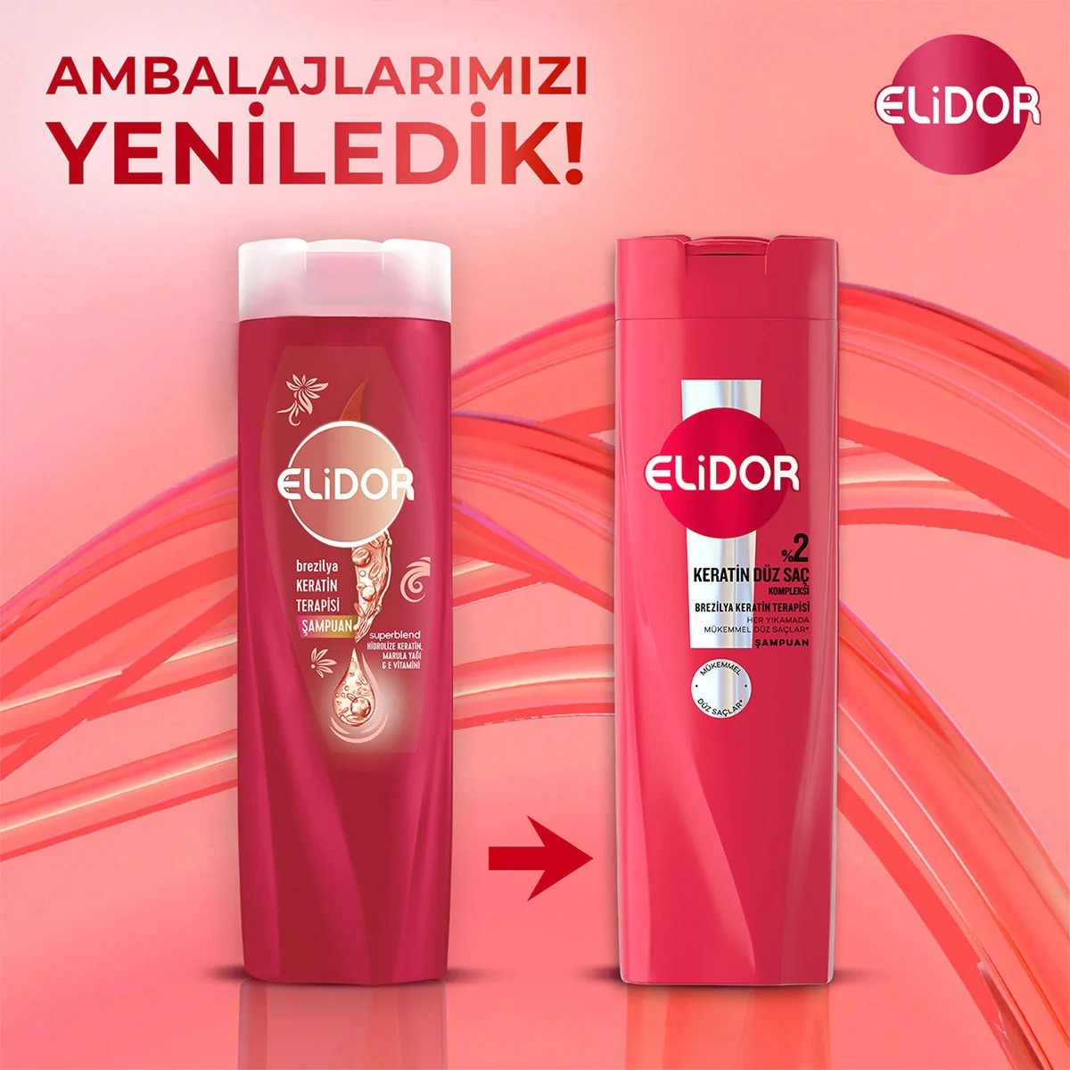 ELİDOR Şampuan Brezilya Keratin Terapisi 400 ml