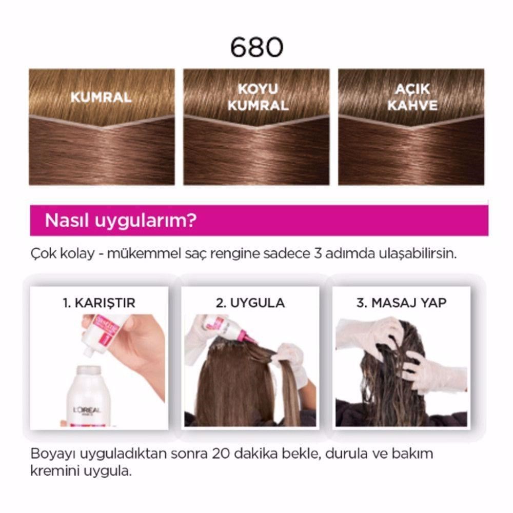 Loreal Paris Saç Boyası - Casting Creme Gloss 680 Bronz Kahve