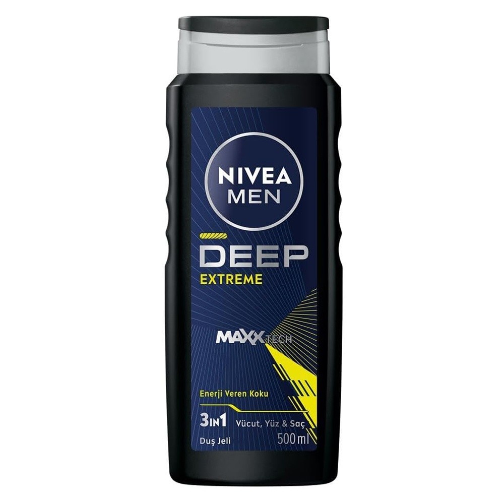 Nıvea Men Deep Extreme Duş Jeli̇ 500 Ml