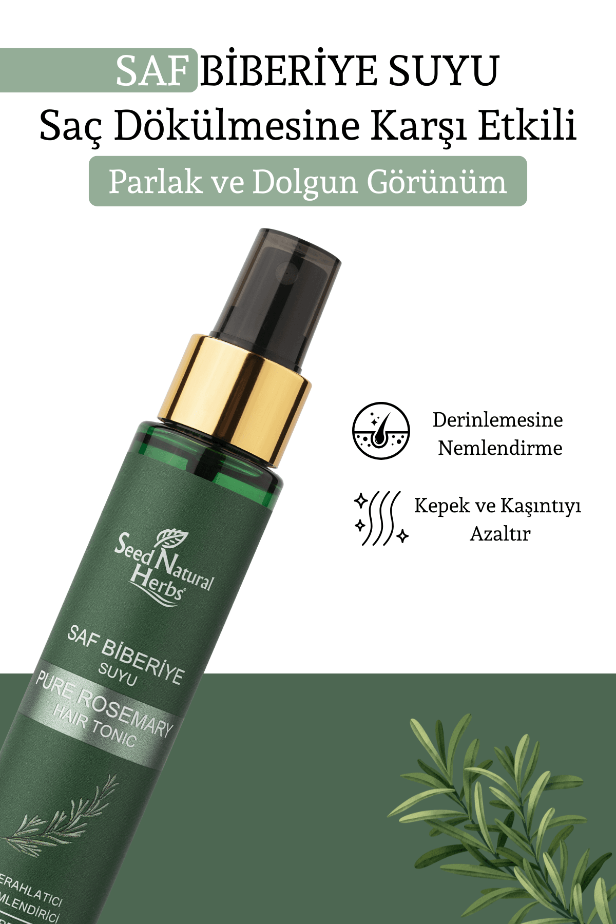 Natural Herbs Saf Biberiye Suyu 100ml