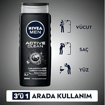 Nıvea Duş Jeli Actıve Clean 500 ml