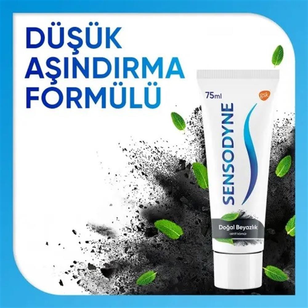 Sensodyne Diş Macunu - Doğal Beyazlık Aktif Kömür 75 ml