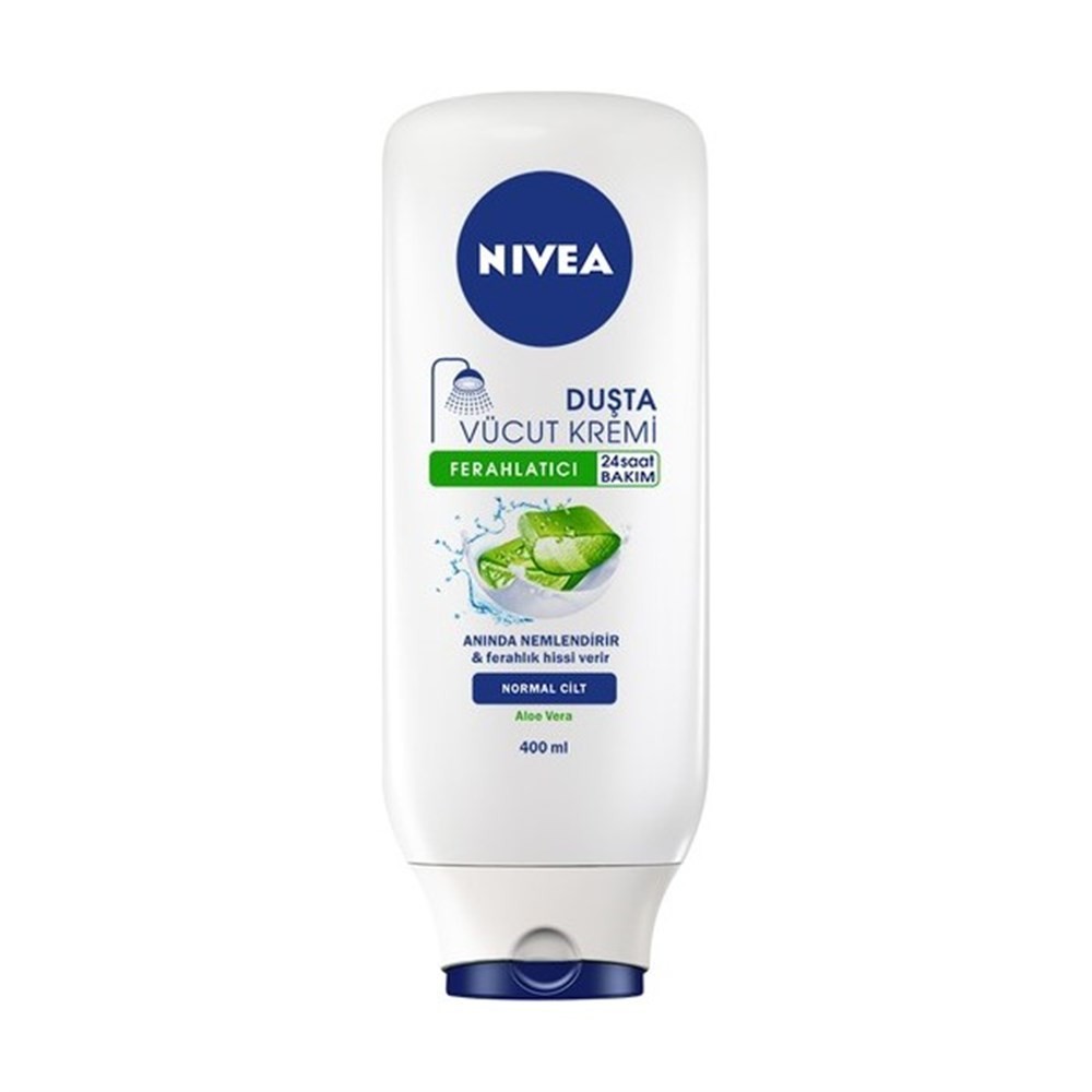 Nivea Body Vücut Kremi - Duşta Nemlendirici Etki + Sabun Hediyeli 400 ml