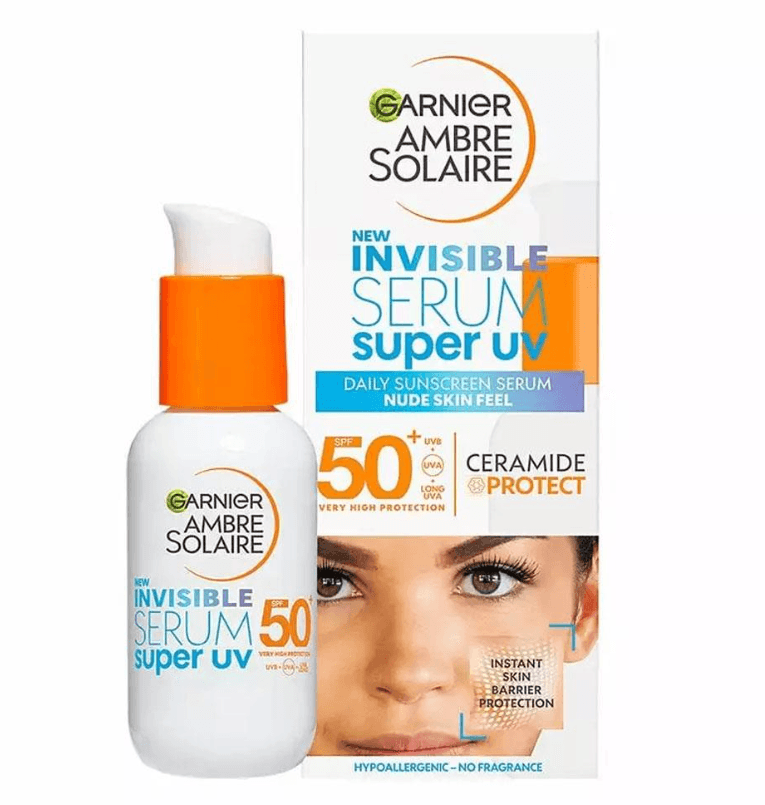 Garnier Ambre Solaire Invisible Süper UV Günlük Güneş Koruyucu Serum Spf50 30Ml