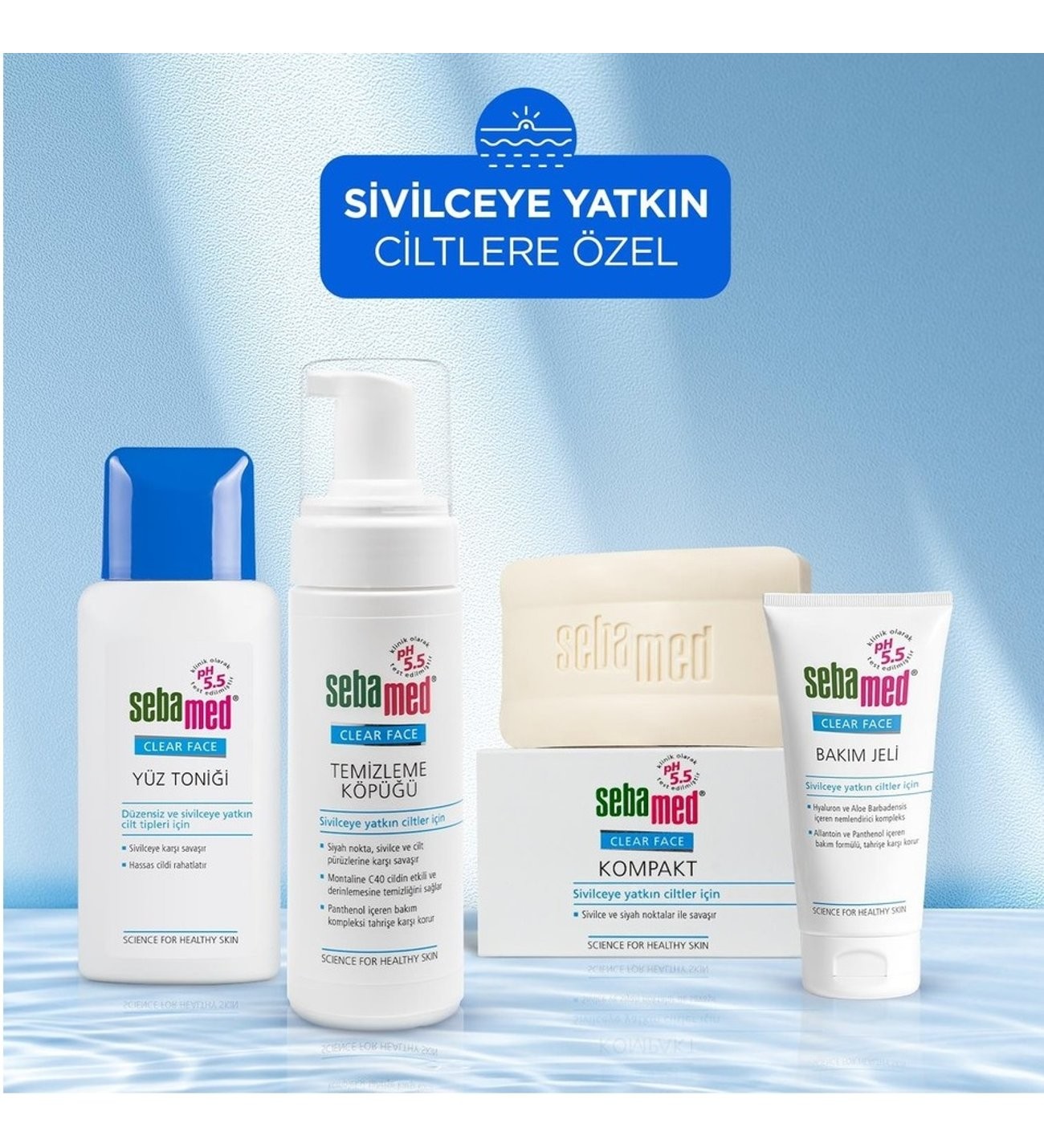 Sebamed Yüz Bakım Jeli Clear Face 50 ml