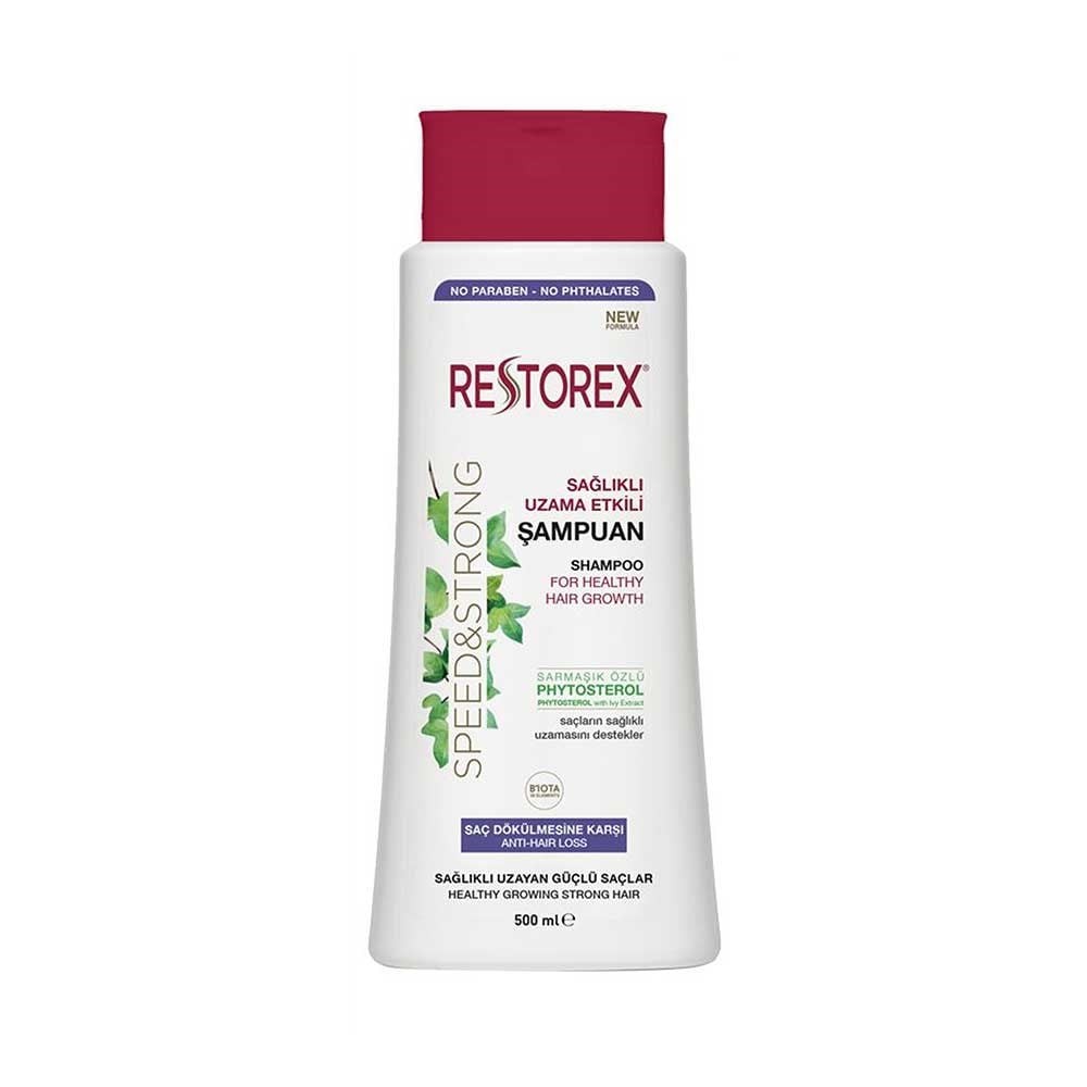 Restorex Speed Strong Şampuan Sağlıklı Uzama Etkili Dökülme Karşıtı 500 ml