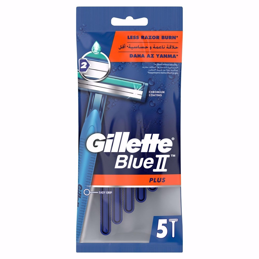 Gillette Blue II Plus Kullan At Tıraş Bıçağı 5li