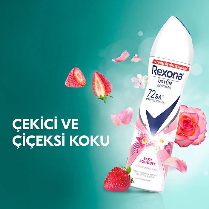 Rexona Kadın Sprey Deodorant 72h Sexy Bouquet 150ml