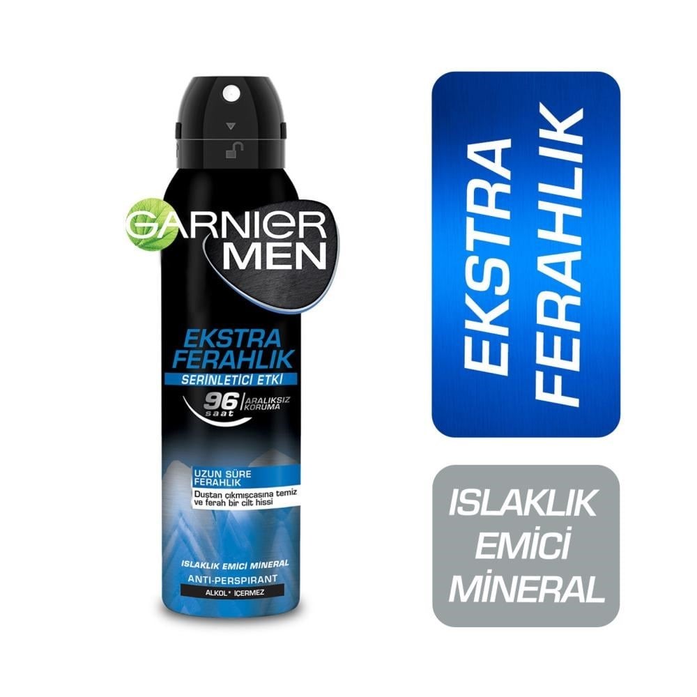 Garnier Men Deodorant Ekstra Ferahlık 150 ml