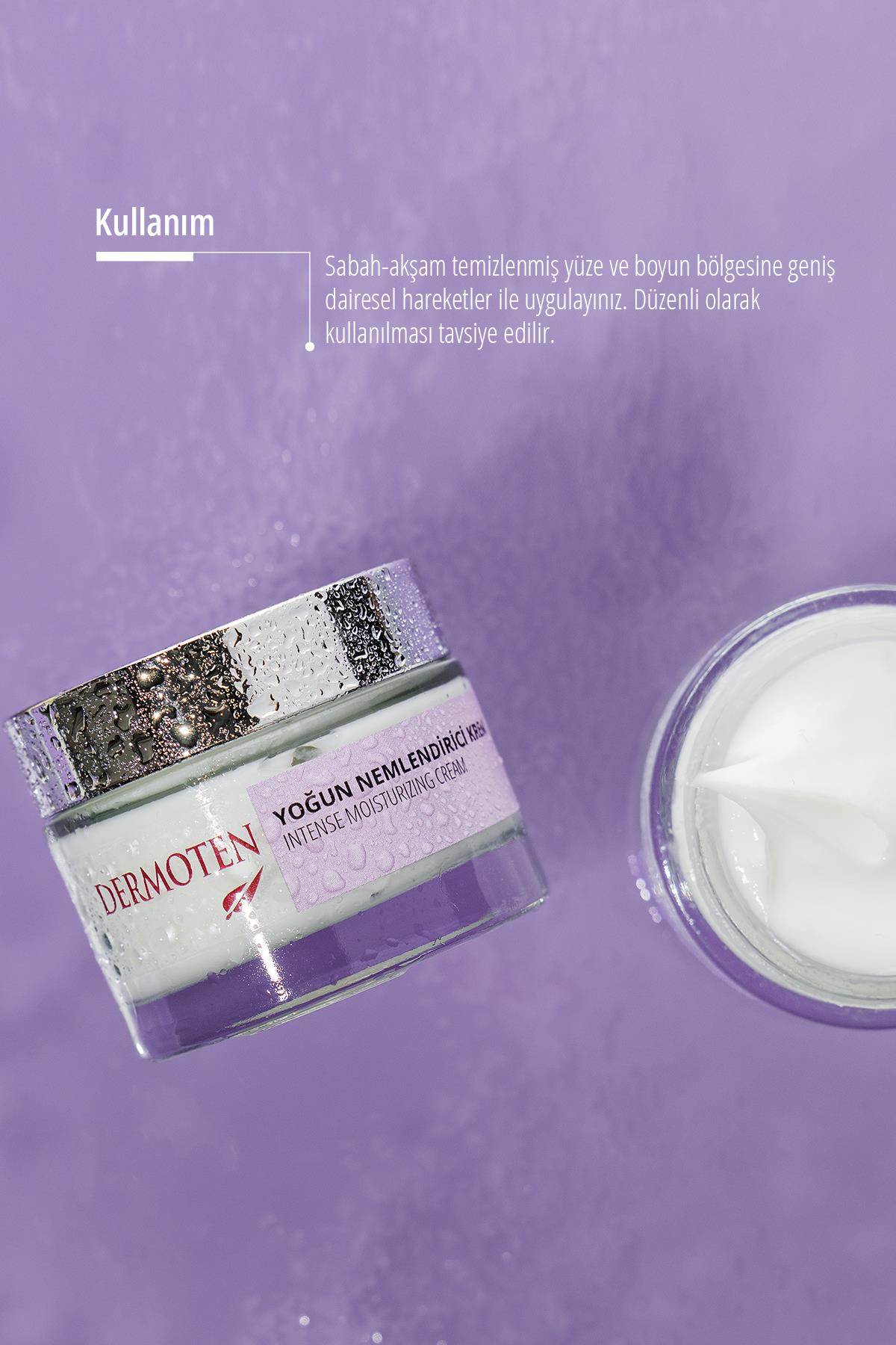 Dermoten Cilt Bakım Kremi 50ml 72 saat Etk. Yoğun Nemlendiricili