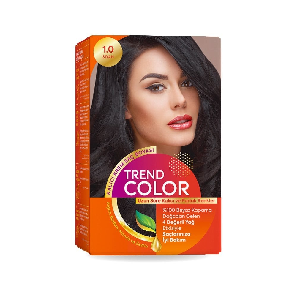 Trend Color Kit Saç Boyası 1.0 Siyah 50 ml