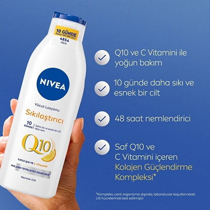 Nivea Q10 Sıkılaştırıcı C Vitamini Vücut Losyonu Vücut Sıkılaştırıcı Losyon 250ml