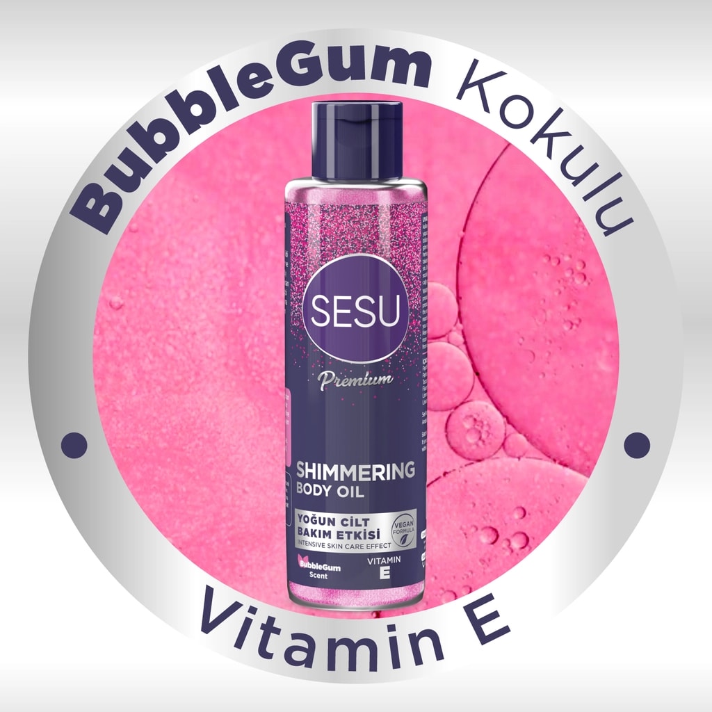 Sesu Simli Vücut Yağı 150 ml
