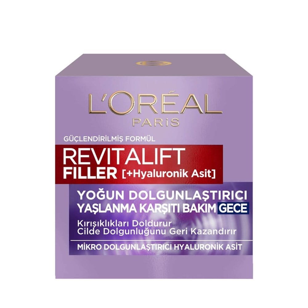 Loreal Paris Revitalift Filler Gece Kremi 50 ml