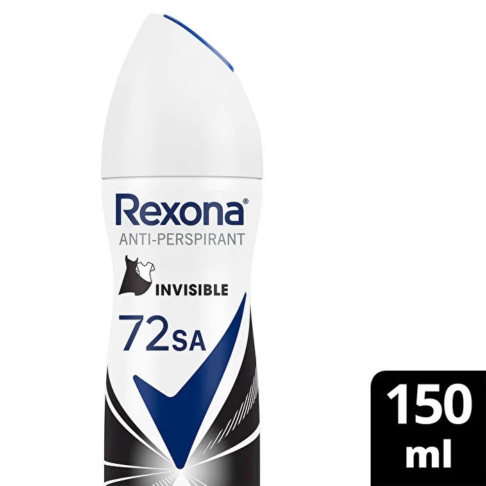 Rexona Kadın Sprey Deodorant 72h Invisible 150ml