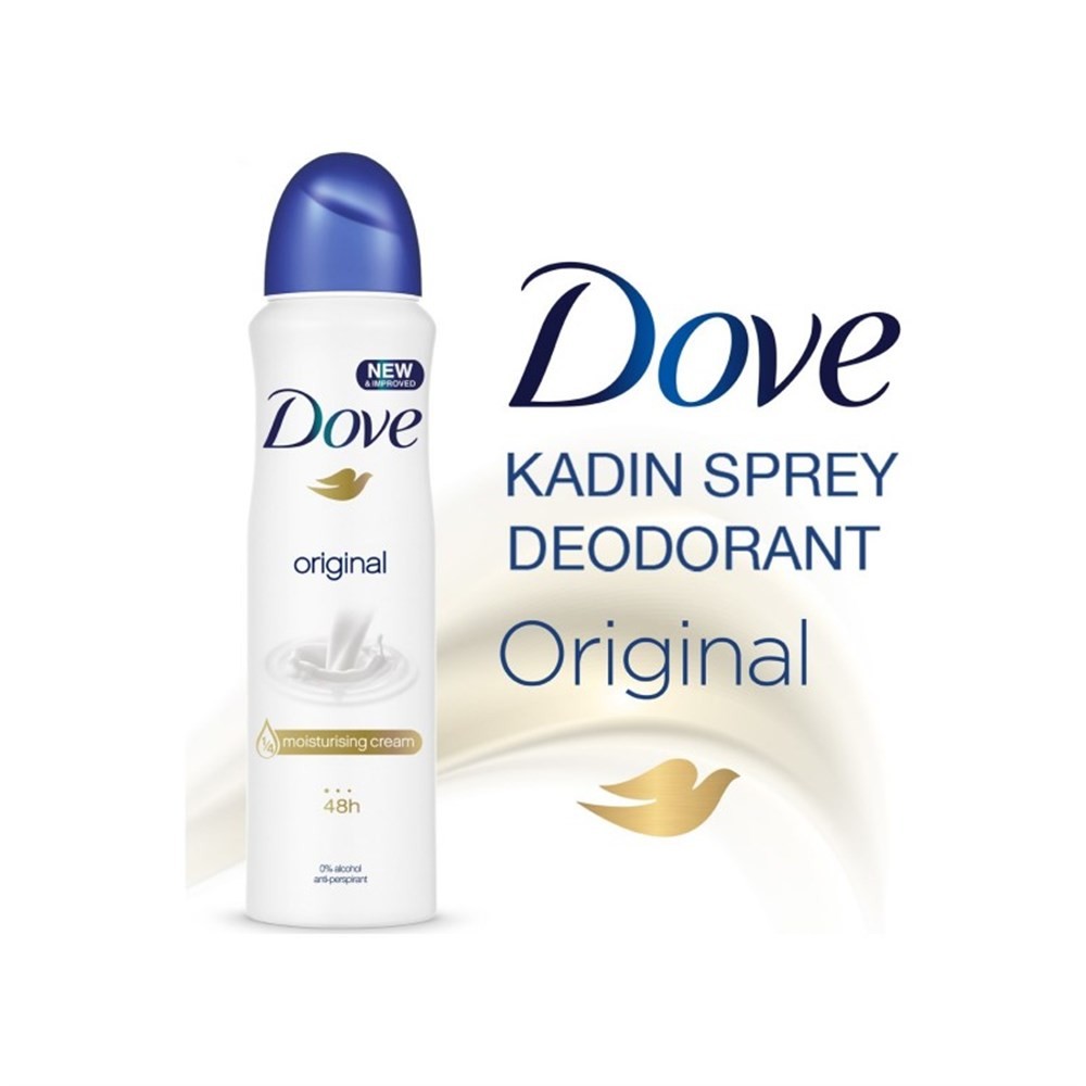 Dove Kadın Deodorant Original Anti-Perspirant Sprey 150 ml