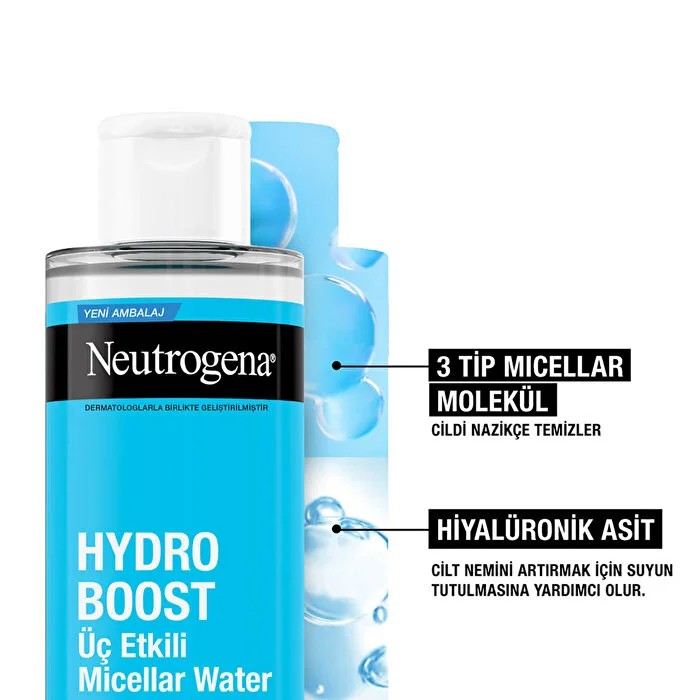 Neutrogena Hydro Boost Üç Etkili Micellar Makyaj Temizleme Suyu 400 ml