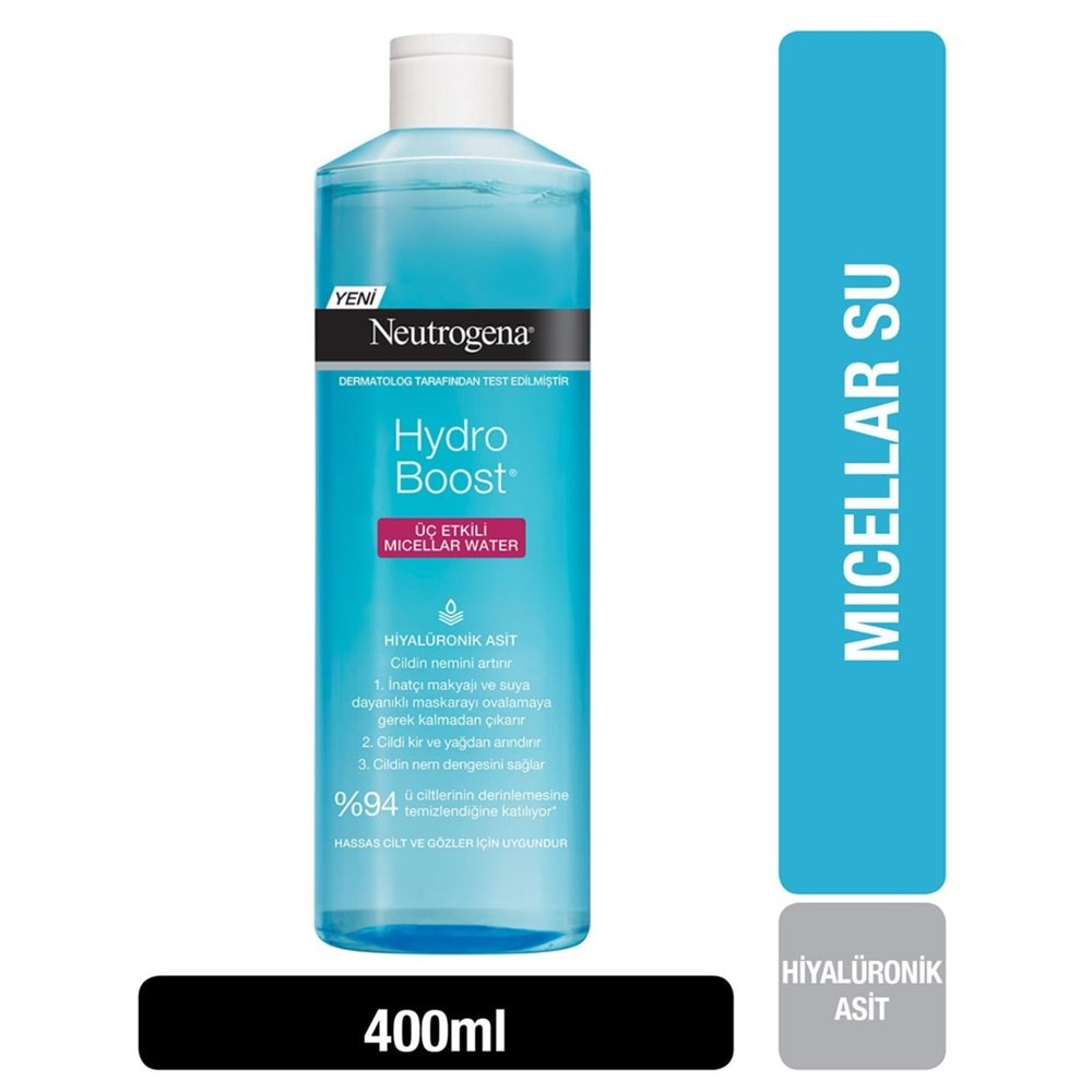 Neutrogena Makyaj Temzileme Suyu - Hydro Boost Micellar Water Makyaj Temzileme Suyu 400 ml