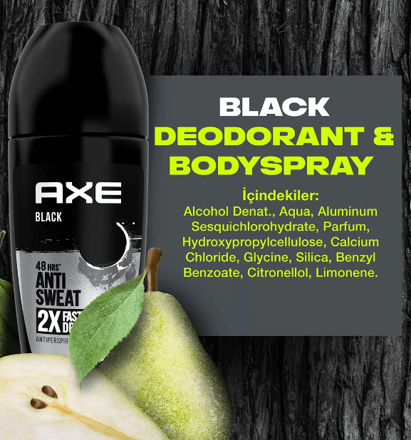 Axe Roll-on Black 50 Ml